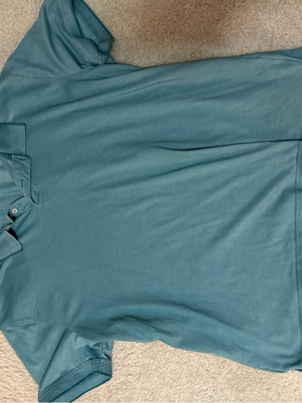 Men's Teal Short-Sleeve Polo — Classic Casual Essential - Picture 1 of 2